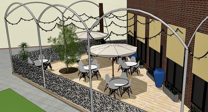 3D visualization of a proposed interior